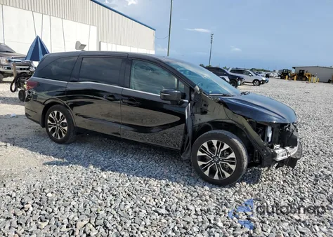 2025 Honda Odyssey Elite из США, поврежденный, VIN 5FNRL6H94SB018042